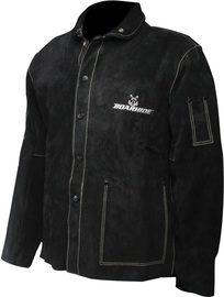 Protective Industrial Products Small Caiman® Black Boarhide™ Leather Jacket