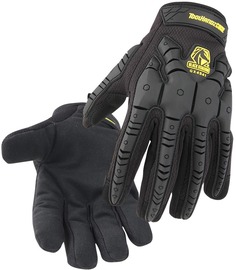 Black Stallion® Large Black ToolHandz® Core Polyester, Spandex, Synthetic Leather And TPR Cold Weather Gloves