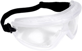 Radians Barricade™ Indirect Ventilation Splash Goggles With Clear Wrap Around Frame And Clear AF Anti-Fog/Hard Coat Lens