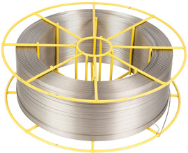 .035" ER308LSi EXATON® Stainless Steel MIG Wire 33 lb 12" Wire Basket