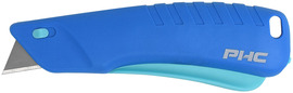 Safety Products Global 5.63 X 0.72 X 2.19 Blue/Teal Plastic And Carbon Steel PHC® Auto-Retracting Safety Knife