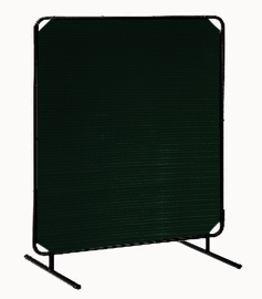 Tillman® 6' X 6' Dark Green Vinyl Coated Polyester Welding Screen