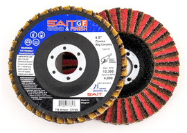 United Abrasives SAIT 4-1/2" X 7/8" 80 Grit Type29 Flap Discs