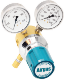 Airgas® Model N145DHF320 Brass Specialty High Purity High Flow Pressure Regulator With 1/2" FNPT Connection