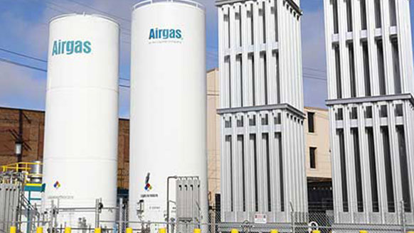 Airgas, FLOXAL on-site gas generators and two storage tanks