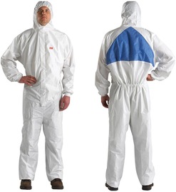 3M™ Medium White SMS Laminate Disposable Coveralls