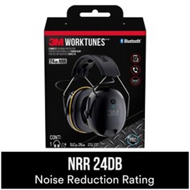 3M™ WorkTunes™Black Earmuffs