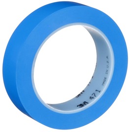 3M™ 1" X 36 yd Blue 3M™ Vinyl Industrial Tape