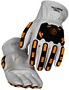 Tillman™ Small Pearl, Black And Gold Top Grain Cowhide Leather Para-Aramid/Steel Blend Lined Drivers Gloves