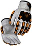 Tillman™ X-Large Pearl, Black And Gold Top Grain Cowhide Leather Para-Aramid/Steel Blend Lined Drivers Gloves