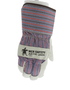 MCR Safety® Medium Tan, Blue And Red Artic Jack® Grain Pigskin Thermosock® Lined Cold Weather Gloves