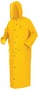 MCR Safety X-Large Yellow 60" Classic Plus .35 mm PVC And Polyester Coat