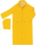 MCR Safety X-Large Yellow 60" Wizard .28 mm Nylon And PVC Coat