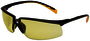 3M™ Privo™ Black Safety Glasses With Amber Anti-Fog Lens