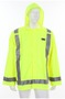 MCR Safety Large Hi-Viz Green Luminator .16 mm Polyester And Polyurethane Jacket