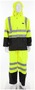 MCR Safety 4X Black And Hi-Viz Green Luminator .40 mm Polyester And Polyurethane Suit