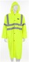 MCR Safety 3X Hi-Viz Green 49" Luminator .40 mm Cotton, Polyester And Polyurethane Coat