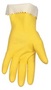 MCR Safety X-Large Yellow Flex-Tuff 15 mil Latex Chemical Resistant Gloves