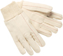 MCR Safety® X-Large White 18 Ounce Cotton Hot Mill Gloves With Knit Wrist