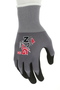 MCR Safety® Large NXG® 15 Gauge Black Nitrile Palm Coated Work Gloves With Gray Nylon Liner And Knit Wrist