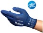 Ansell X-Large HyFlex® 11-819 ESD 18 Gauge Blue Fortix™ Foam Nitrile Palm Coated Work Gloves With Nylon/Spandex/Carbon Liner And Knit Wrist