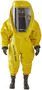 Ansell Large Yellow AlphaTec® 6500 Model 809 Twin-Layer Fabric Suit