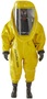 Ansell Small Yellow AlphaTec® 6500 Model 819 Twin-Layer Fabric Suit