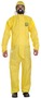 Ansell 2X Yellow AlphaTec® 2300 Polyethylene Chemical Resistant Coveralls