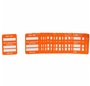 Brady® 1 3/4" X 1 1/4" White/Orange MicroTag® Polyester Equipment Status Tag "REF. NO: NEXT INSPECTION DUE DATE:"