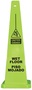 Cortina Safety Products 36" Lime Plastic Floor Cone