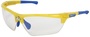 MCR Safety® Dominator™ DM3 Yellow Safety Glasses With Clear MAX6™ Anti-Fog Lens