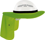 Ergodyne® Lime Chill-Its 6661 Silicone Hard Hat Brim With Neck Shade