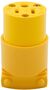 Eaton 125 V, 15 A Vinyl Yellow Connector