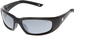 MCR Safety® ForceFlex® Black Safety Glasses With Silver Anti-Scratch/Mirroreded Lens