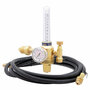 Harris®  Up to 140 SCFH Compensated Shielding Gas Kit Argon/Helium Flowmeter Regulator, CGA-580