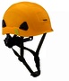 Honeywell Yellow Fibre-Metal HDPE Cap Style Non-Vented Climbing Helmet With Ratchet/8 Point Ratchet Suspension