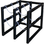 Justrite® Steel 6 Cylinder Rack