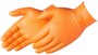 Liberty Safety Large Orange DURASKIN® 8 mil Nitrile Powder-Free Disposable Gloves (100 Gloves Per Dispenser)