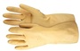 MCR Safety Small Amber Flex-Tuff 18 mil Latex Chemical Resistant Gloves