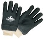 MCR Safety Large Black PlyFlex PVC Chemical Resistant Gloves