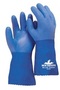 MCR Safety 3X Blue PlyFlex PVC Chemical Resistant Gloves