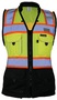 Kishigo Women's Large Hi-Viz Yellow Polyester/Mesh Vest