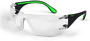 Moldex® ADAPT Gray And Green Frame Safety Glasses With Clear Anti-Fog/Anti-Scratch Lens