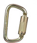 MSA Auto-Locking Steel Self-Locking Carabiner With 9/16" Gate Opening