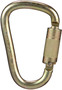 MSA Auto-Locking Steel Self-Locking Carabiner With 1" Gate Opening