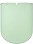 MSA V-Gard® 10 3/8" X 17" X .098" Green Polycarbonate Faceshield