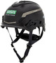 MSA Black V-Gard® H1 HDPE Cap Style Climbing Helmet With Ratchet Suspension