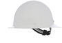 MSA White Skullgard® Phenolic Full Brim Hard Hat With Pinlock/4 Point Pinlock Suspension
