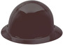 MSA Brown Skullgard® Phenolic Full Brim Hard Hat With Pinlock/4 Point Pinlock Suspension