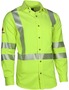 DRIFIRE® Large Hi-Viz Yellow 6.5 Ounce Westex® DH Work Shirt